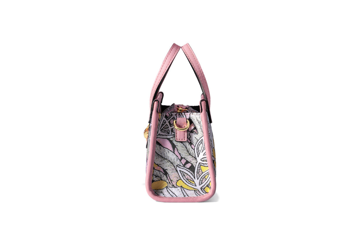 Jayde Fish Jaquard with Woven Shoulder Bag