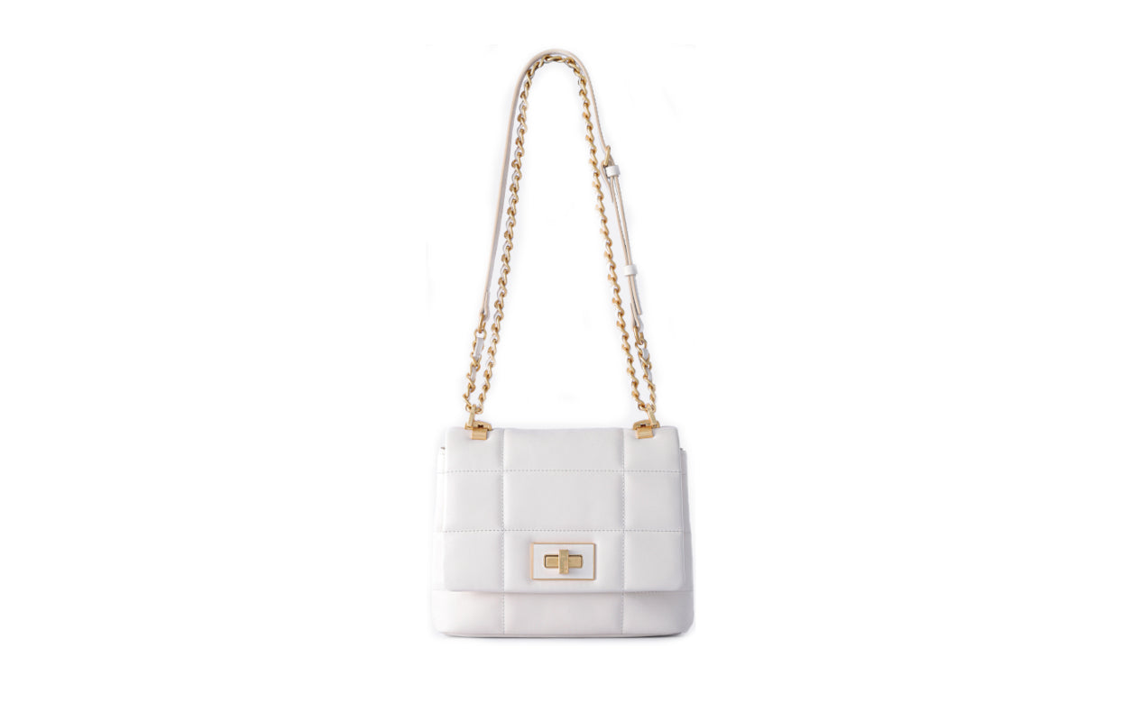 Grid Leather Crossbody & Shoulder Bag