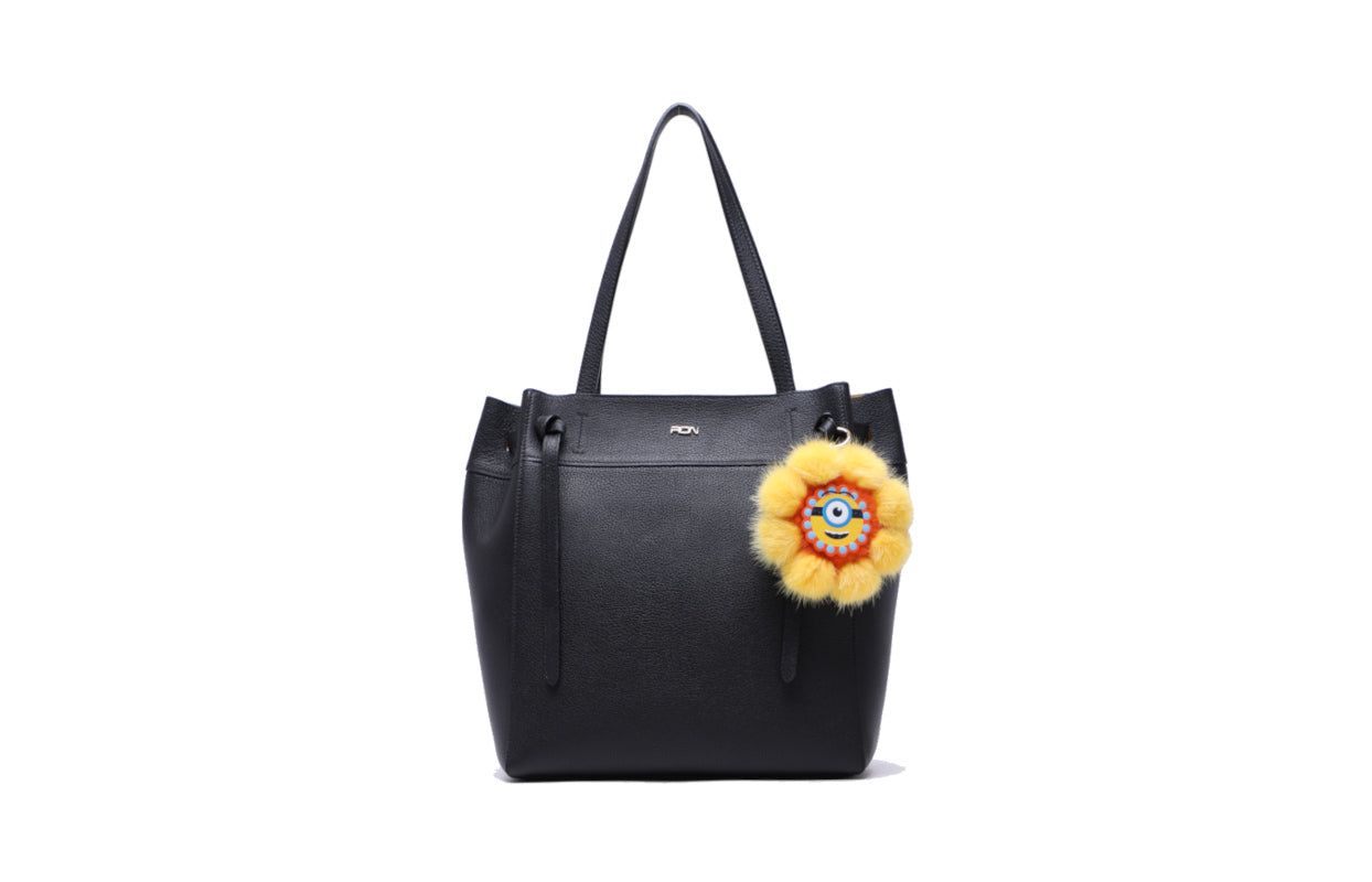 Minions Leather Top Handle Handbag