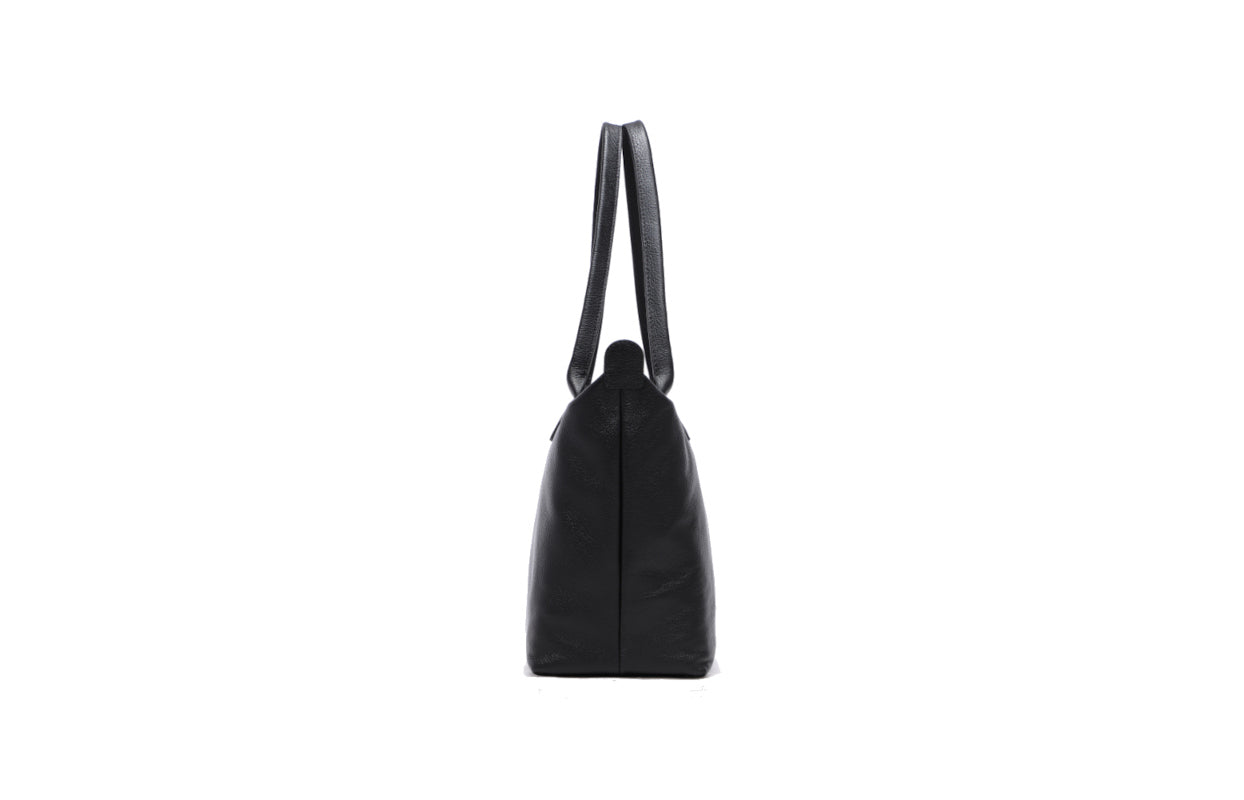 Rocky Leather Top Handle Bag