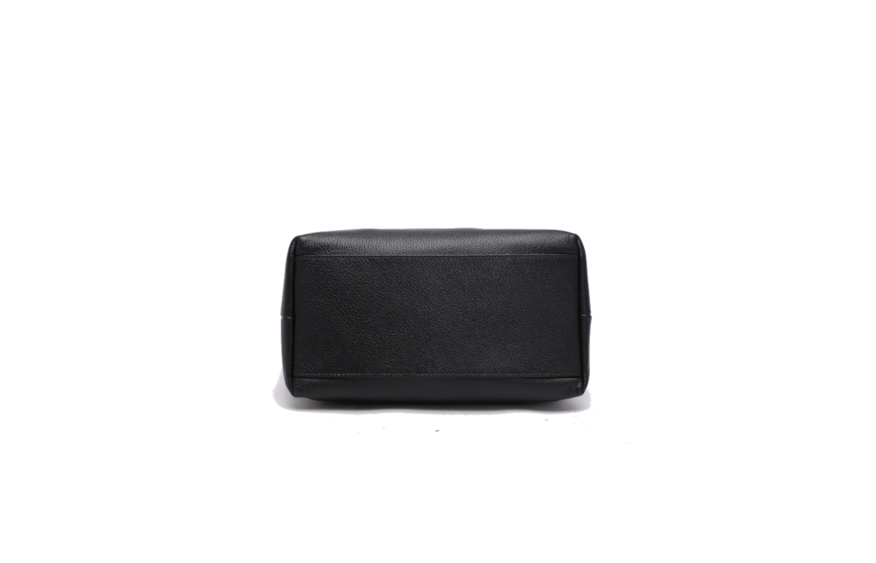 Rocky Leather Top Handle Bag
