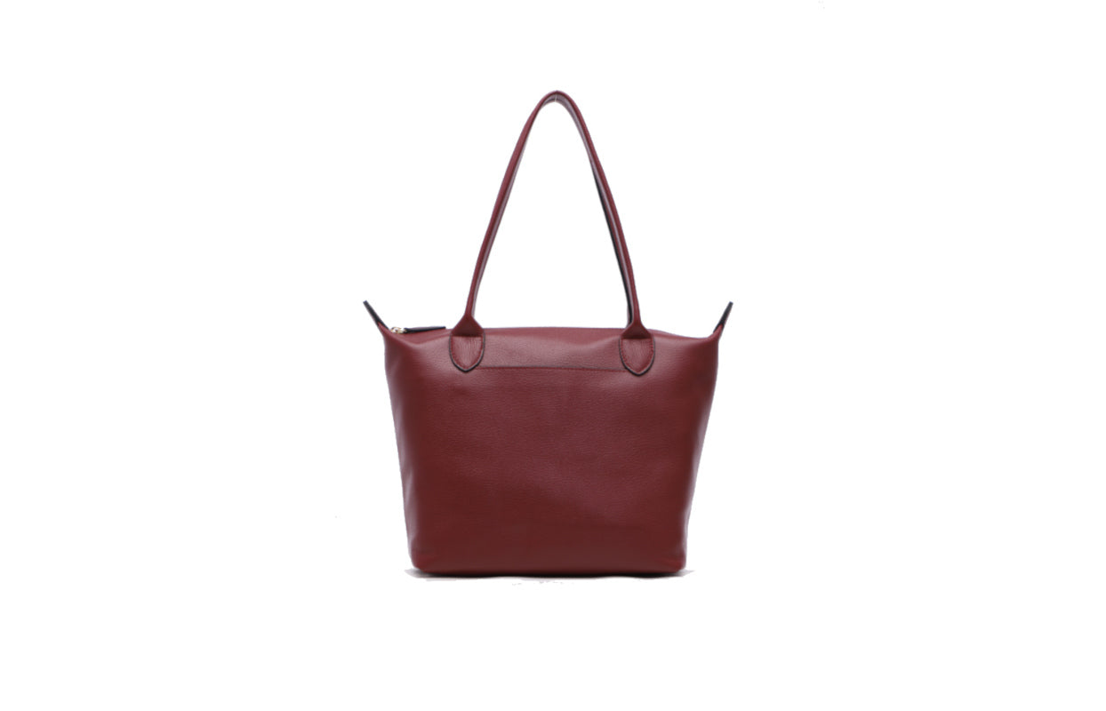 Rocky Leather Top Handle Bag