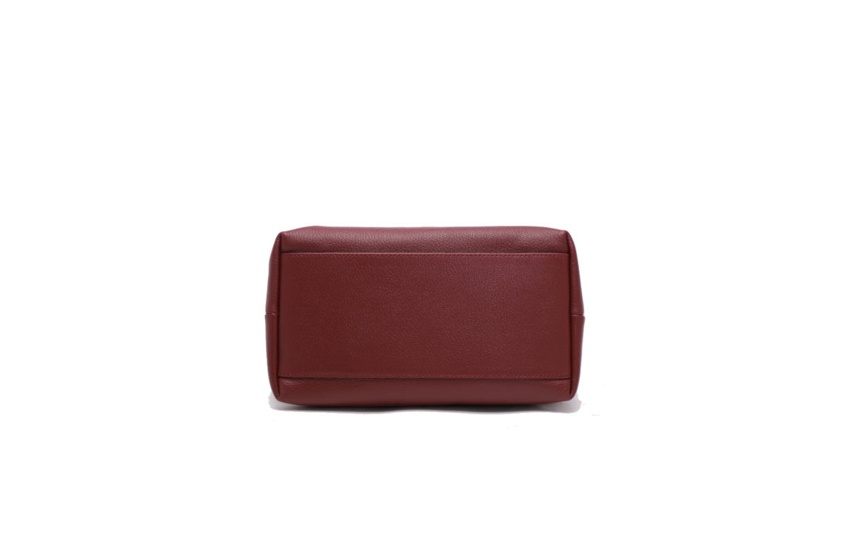 Rocky Leather Top Handle Bag