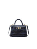 Stars Leather Top Handle Bag