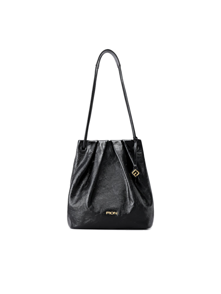 Conch Leather Shoulder Bag