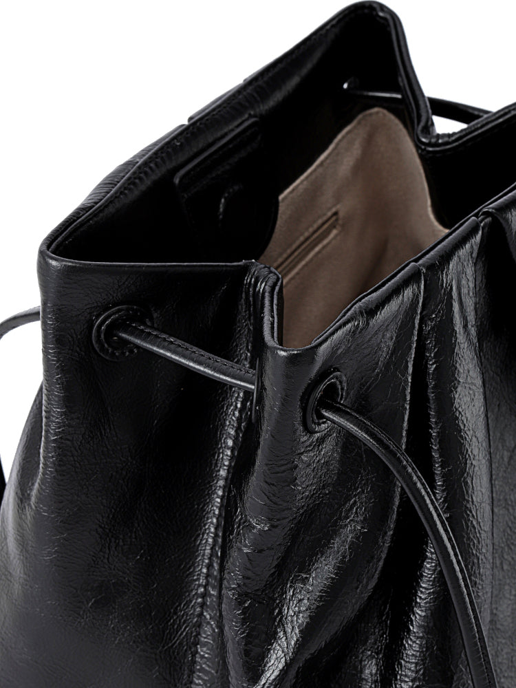Conch Leather Shoulder Bag
