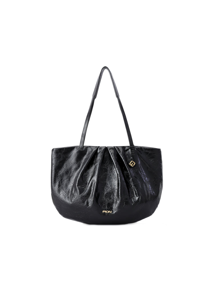 Conch Leather Shoulder Bag