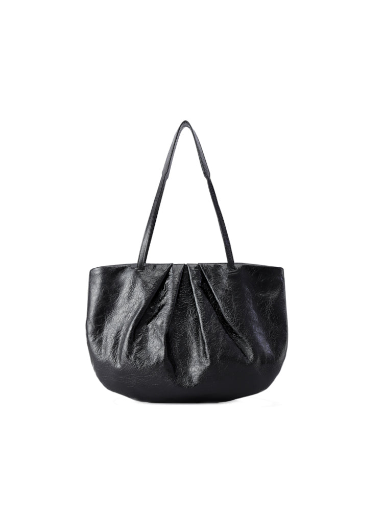 Conch Leather Shoulder Bag