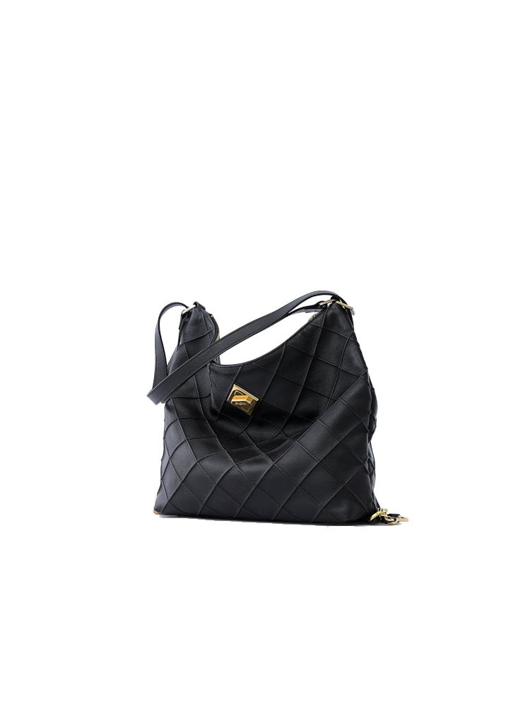 FION Quilting Leather Crossbody & Shoulder Bag