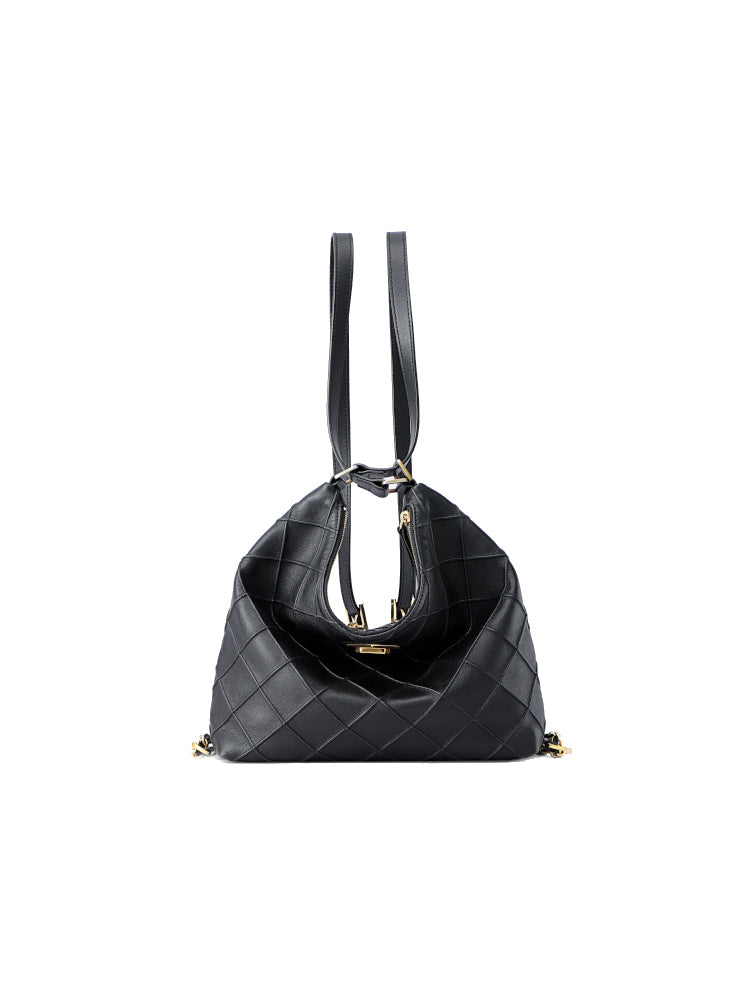 FION Quilting Leather Crossbody & Shoulder Bag