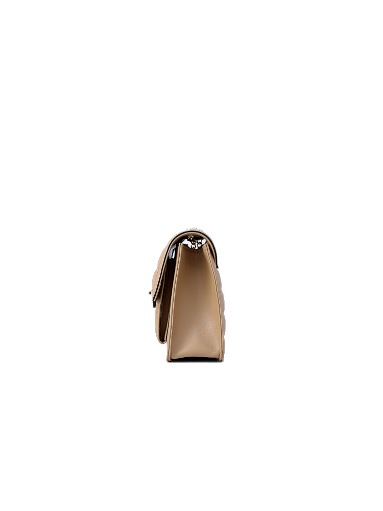 Flower Frame Leather Crossbody & Shoulder Bag