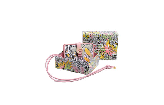 Jayde Fish Jacquard with Woven Short Wallet