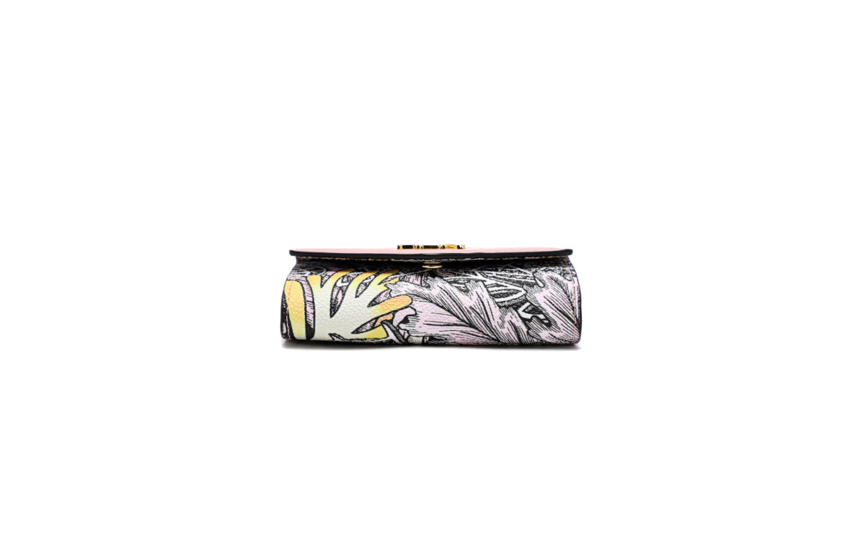 Jayde Fish PVC with Woven Short Wallet
