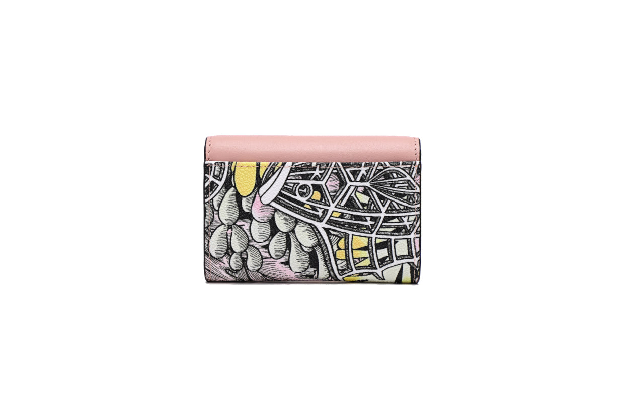 Jayde Fish PVC with Woven Short Wallet