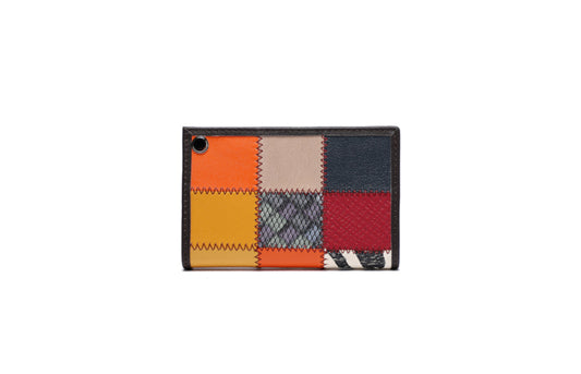 Patchwork Leather Card Holder
