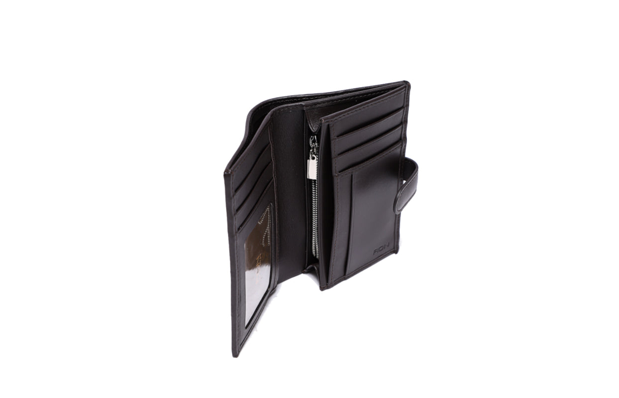 Patchwork Leather Short Wallet