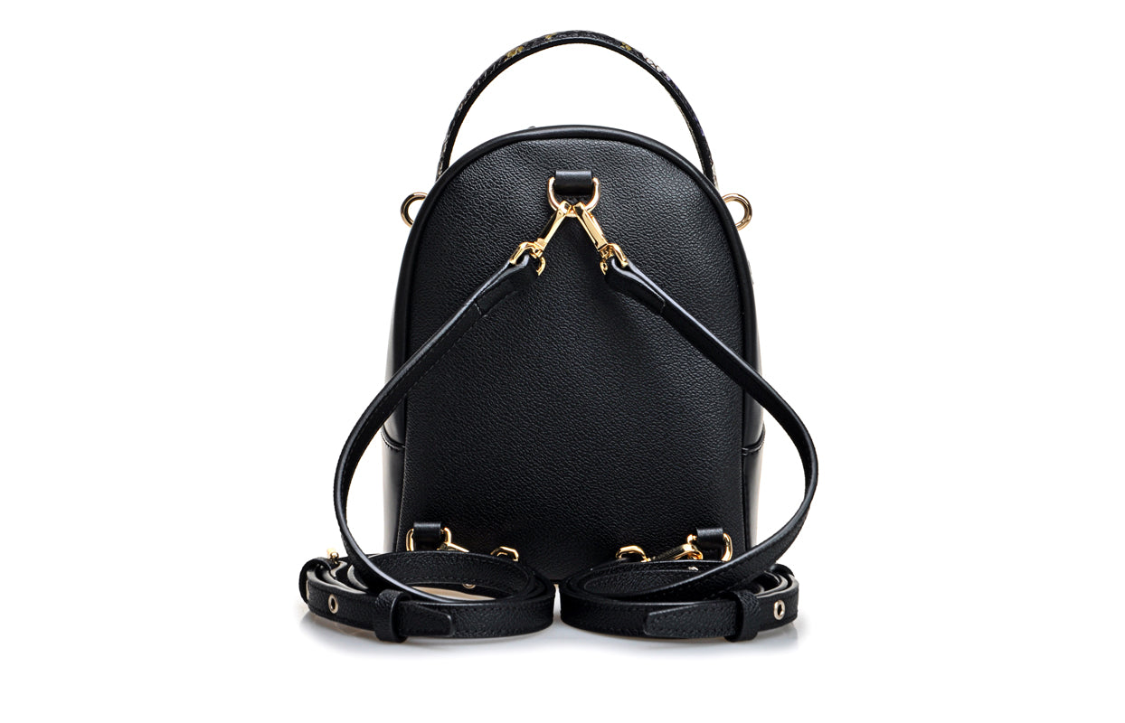 Little Mons PVC with Leather Backpack Medium